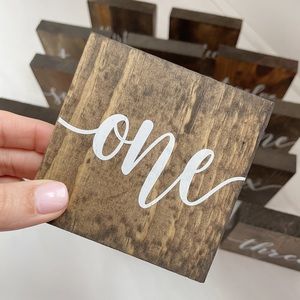 Table Numbers 1-20 and Mr/Mrs